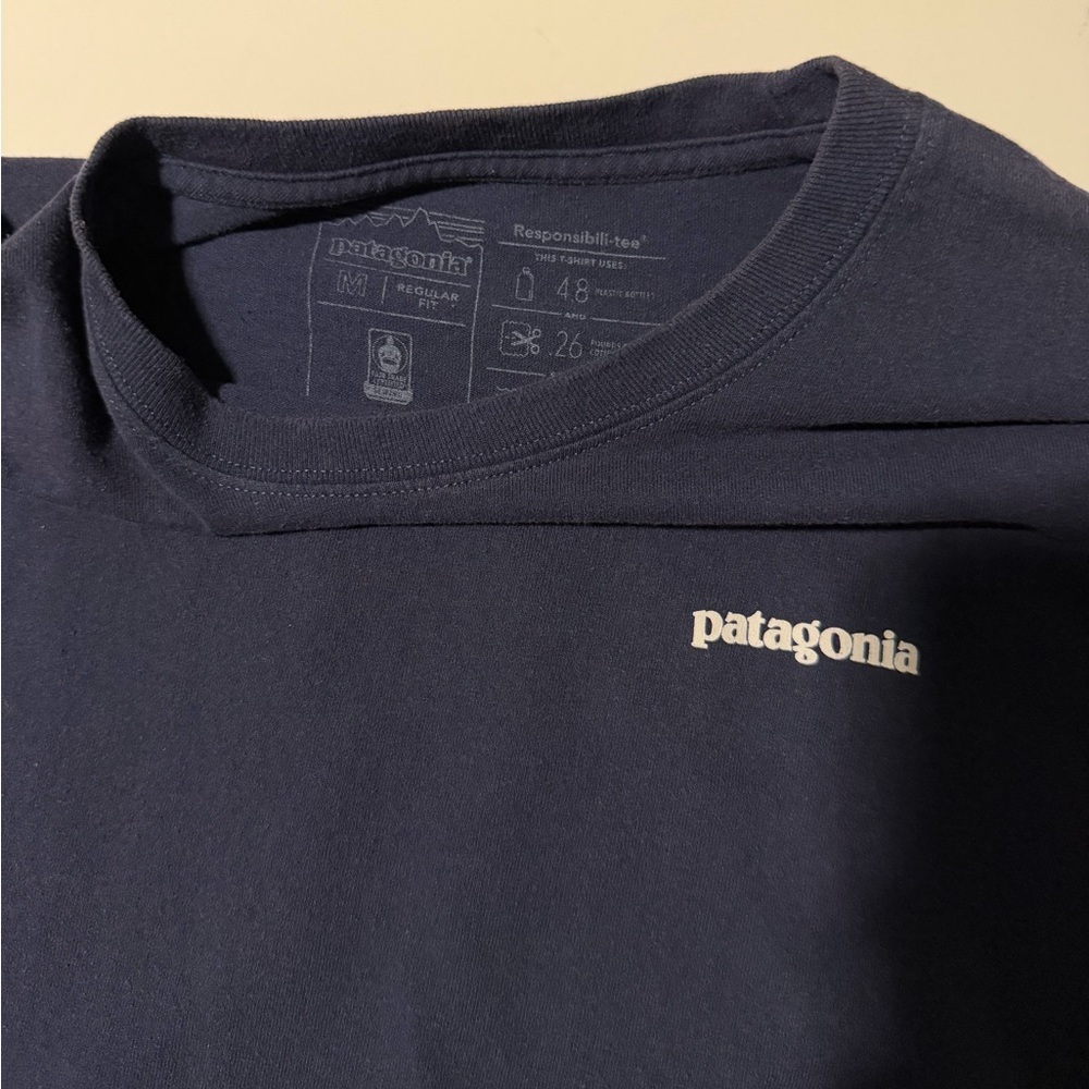 Men’s Patagonia Blue Long Sleeve Shirt size medium - Picture 3 of 5